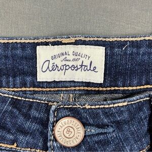 Aeropostale Women's Dark Blue Jean Shorts